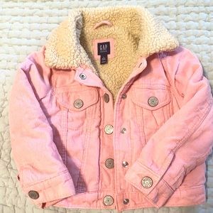 GAP Corduroy Pink Jacket, 3T